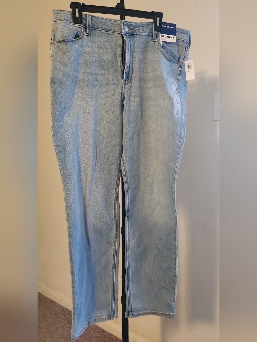 Old Navy Light Blue Straight Leg Women's Jeans